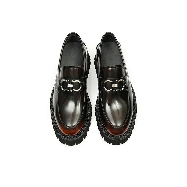 ASTON M.JAZZ Loafers Men Low Top Black/Brown-9