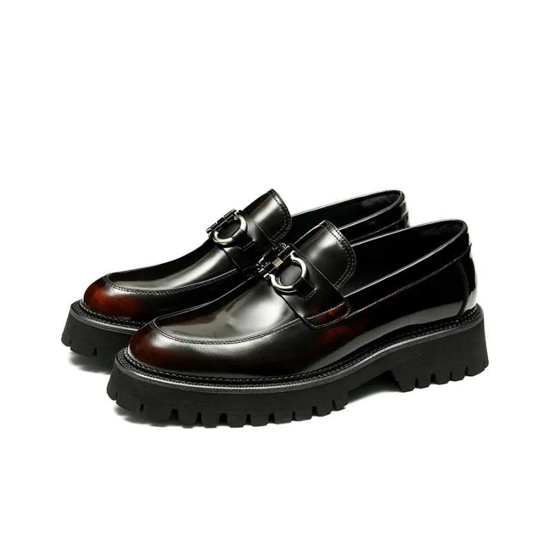 ASTON M.JAZZ Loafers Men Low Top Black/Brown-7