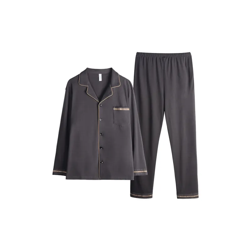 Xuan Liang Pajama Set For Spring And Autumn Men's-0