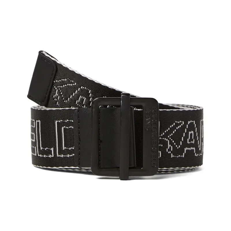 KARL LAGERFELD / Karl Lagerfeld Jeans Logo print Webbing Belt-0