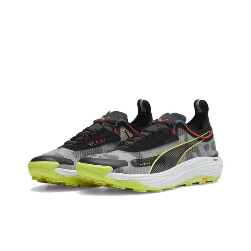 PUMA Voyage Nitro 3 Trail Running Shoes 'Grey Black Green'-2