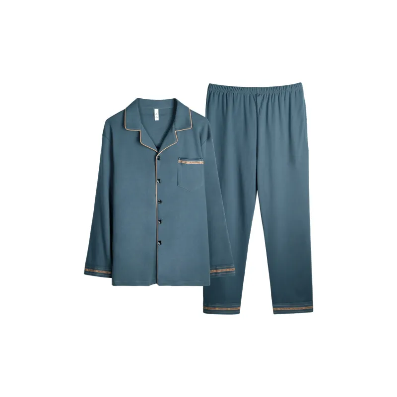 Xuan Liang Pajama Set For Spring And Autumn Men's-6