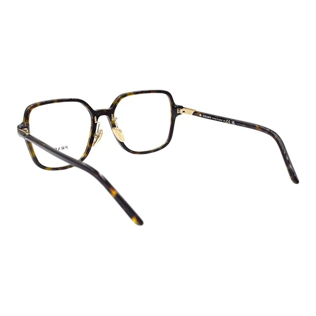 PRADA Plate Frame Square Eyeglass Frames Unisex Tortoiseshell-2