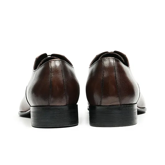 ASTON M.JAZZ Dress Shoes Men Low Top Black/Coffee-12