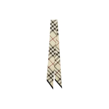 Burberry Checked Silk Scarf