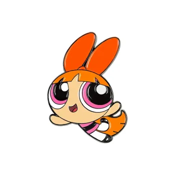 OTRAINBOW Powerpuff Girls Floral Fuzzy Bubbles Badges