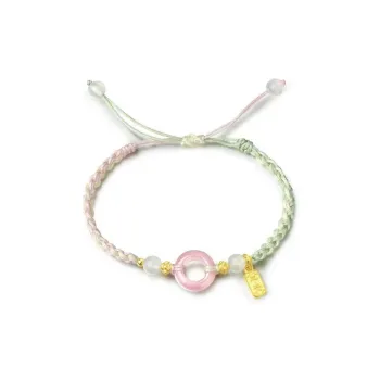 Jingleo Colored Glaze Jade Bracelet/Anklet Unisex