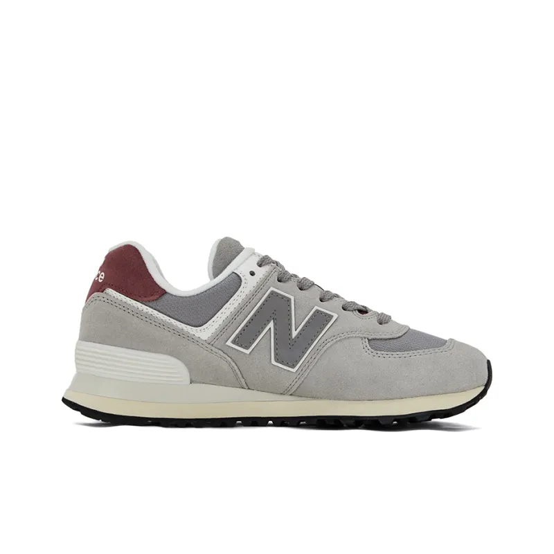 New Balance 574 Cordura Grey Brick Red-1