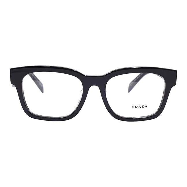 PRADA Plate Frame Square Eyeglass Frames Men's-1