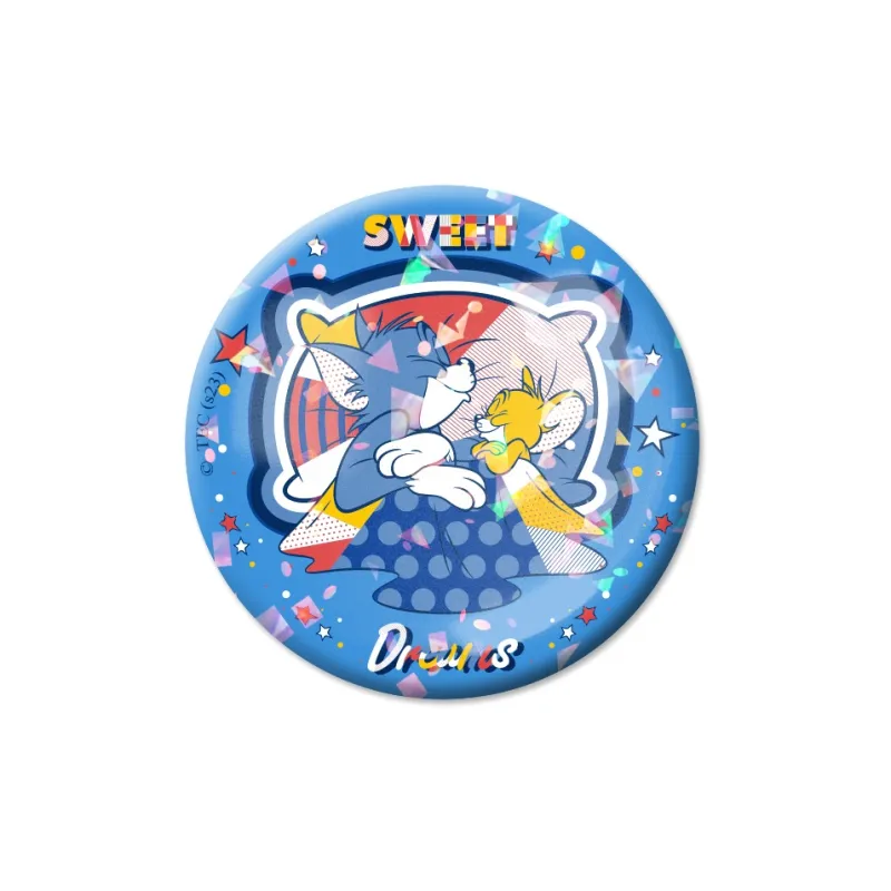 OTRAINBOW Tom And Jerry Characters Tom And Jerry Double Flash Reflective Embossed Badges-4