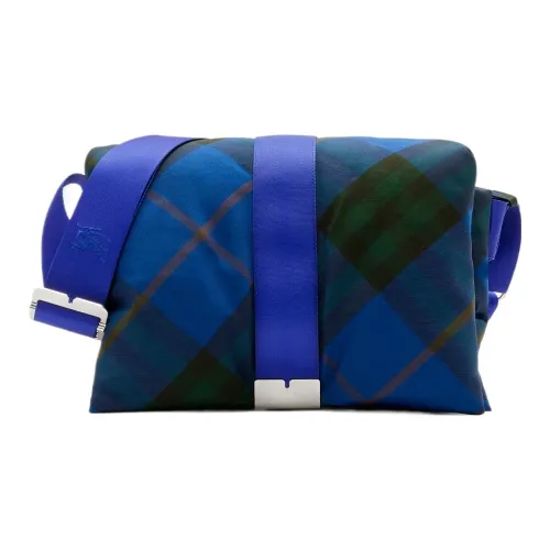 Burberry Polyester Polyurethane Shoulder Bag Crossbody Bag Men's Knight Blue