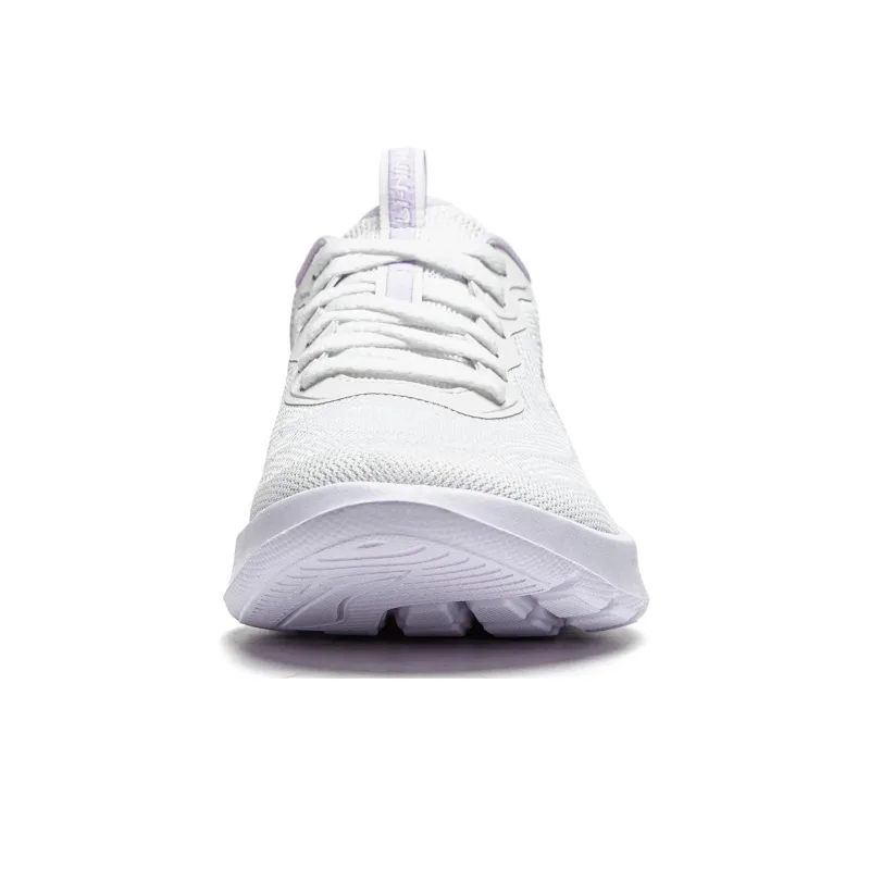 LiNing Feather Cushioning Wear Resistant Low Top Casual Running Shoes Women's White-3