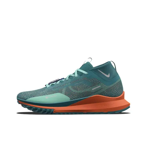 Nike Pegasus Trail 4 Running Shoes Unisex Low-Top Green/Orange