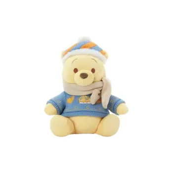 Disney Winnie 2023 Winter Winnie The Pooh And Friends Collection Dolls Plush Doll 22cm Height