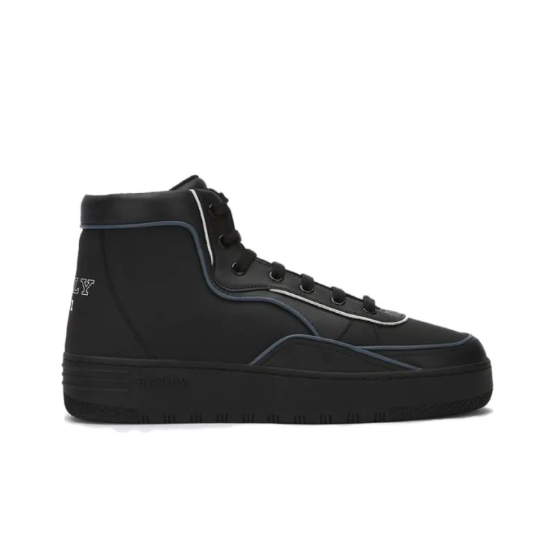 BALLY High Top Skateboard Shoes Men's Black-1