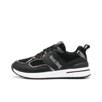 Just Cavalli Low-Top Casual Shoes Women's Black White