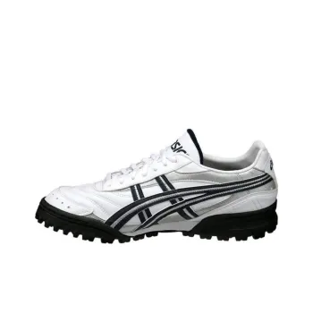 Asics Missile Slip-Resistant Low-Top Running Shoes Men's White Black