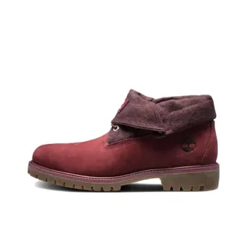 Timberland Roll Top Durable Cushioning Ankle-Length Outdoor Boots Men's Red