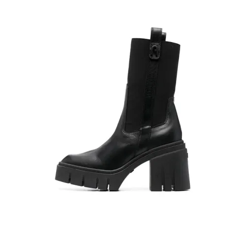 Furla Ridged 95mm Block-heel Boots