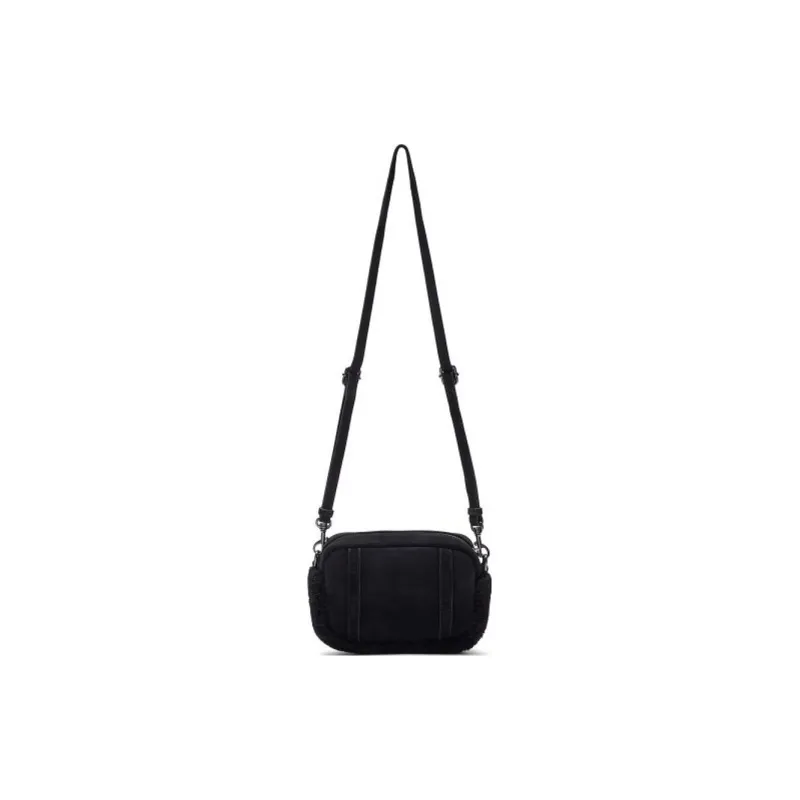 UGG Natural Wool Shoulder Bag Crossbody Bag Unisex Black-2