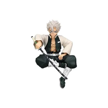FURYU Demon Slayer  Kimetsu No Yaiba Character Wind Column Sanemi Shinazugawa Compressed Noodles Bonus Gifts 13cm