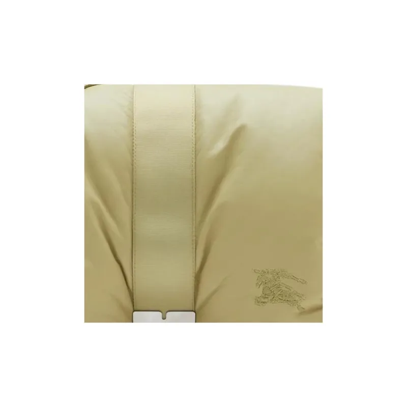 Burberry Calfskin One Shoulder Handbag, Crossbody Bag Men's Hunter Beige-4