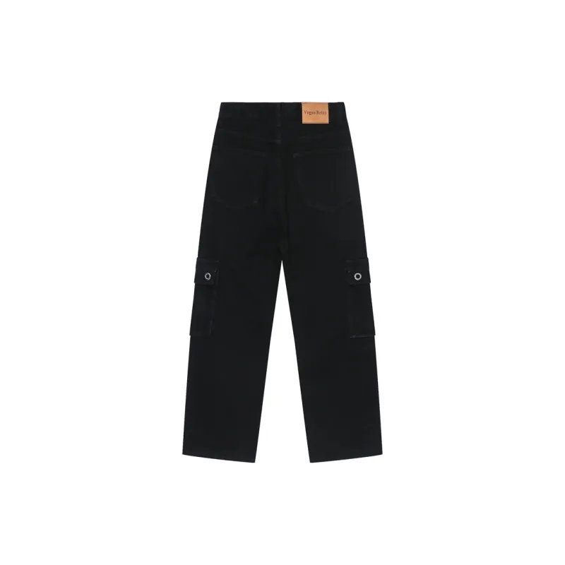 Voguo Relay Jeans Unisex Black-1