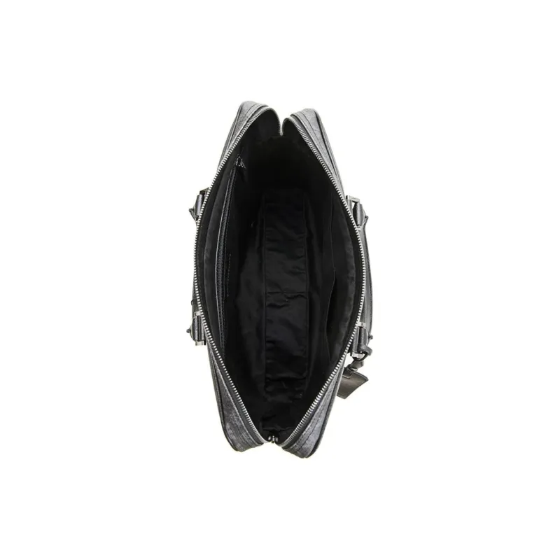 EMPORIO ARMANI PVC Shoulder Bag, Crossbody Bag, Handbag Men's Gray-5