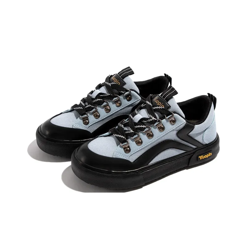 TUOPIN Dopamine Outdoor Dressing Wear resistant And Lightweight Low Top Canvas Shoes Unisex-2