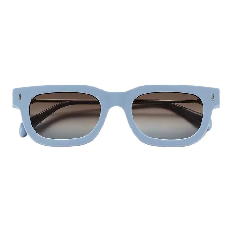 PUBLIC BEACON Acetate Square Sunglasses Unisex Blue-1