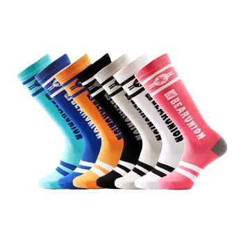 BEAR UNION Knee High Socks Unisex Combo Set