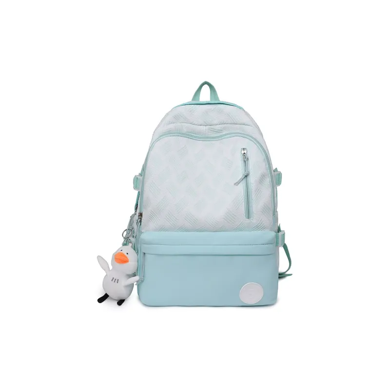 RUIPAI Nylon Backpack Regular Women's Light Purple/Light Green/Light Blue/Pink/Gray-4