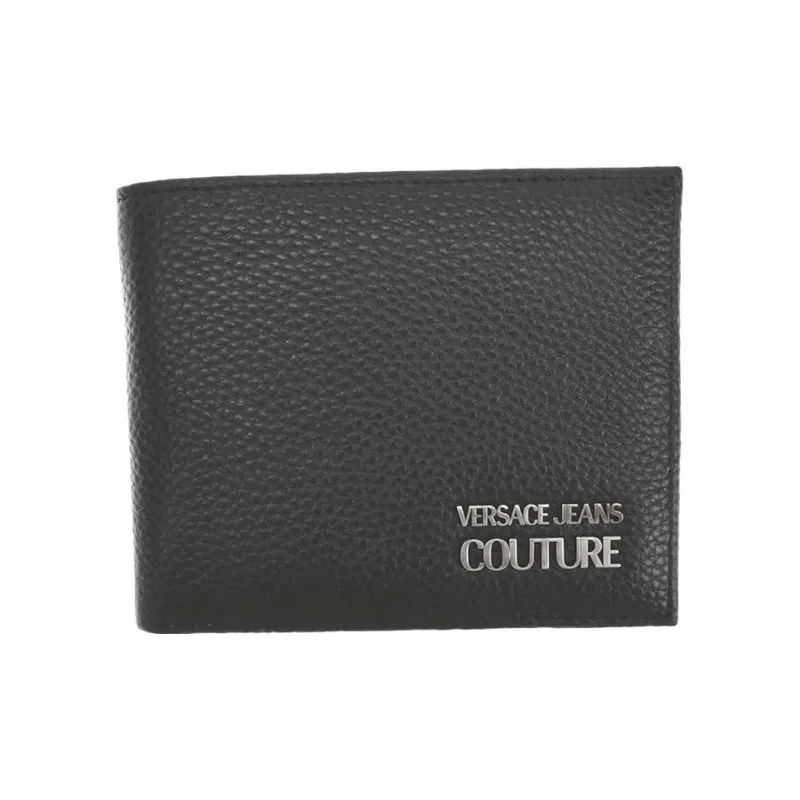 VERSACE JEANS COUTURE Leather Wallet Men's Black-1
