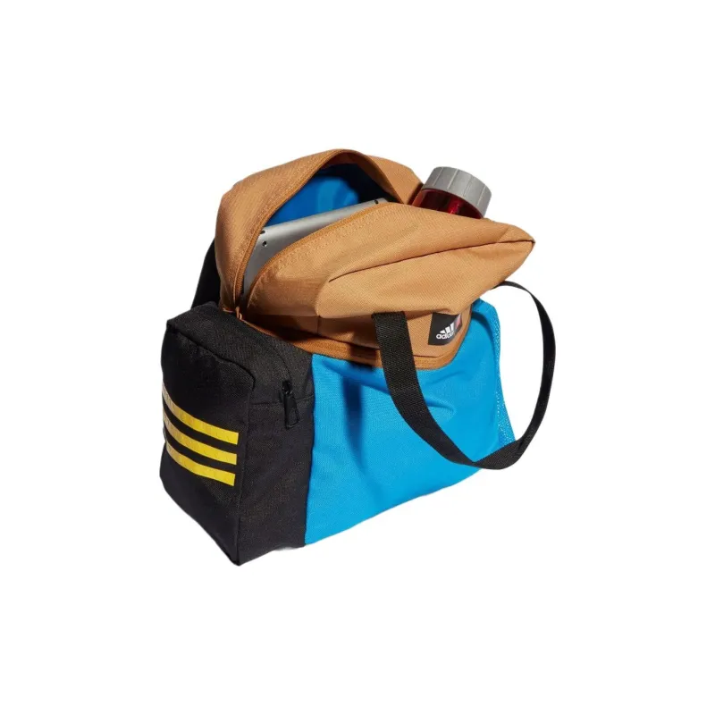 Adidas LEGO Collaboration Polyester Backpack Regular Men's Light Blue/Orange/Black-3