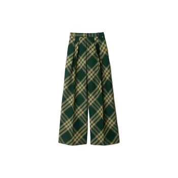 Burberry Green Pants on Sale & Authentic - POIZON