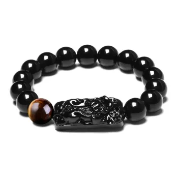 TRUE ME Obsidian Bracelets Men's