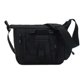 Explorers 600D Polyester Crossbody Bag Regular Men's Black/Army Green/Khaki