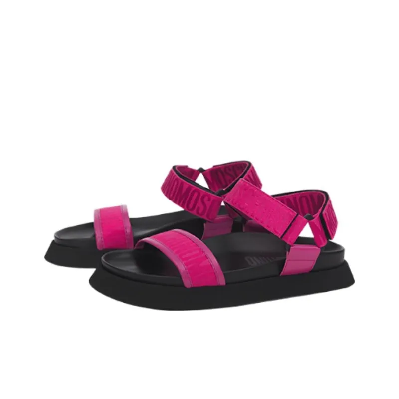 MOSCHINO Strap Sandals Women's Rose Red-2