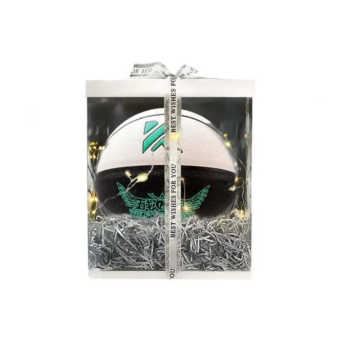 KANTANZHE PU Basketball Black White Green Size 7 Training Unisex-6