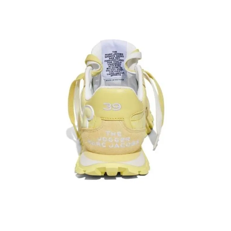 MARC JACOBS The Jogger Low-Top Casual Shoes Women's Yellow-4