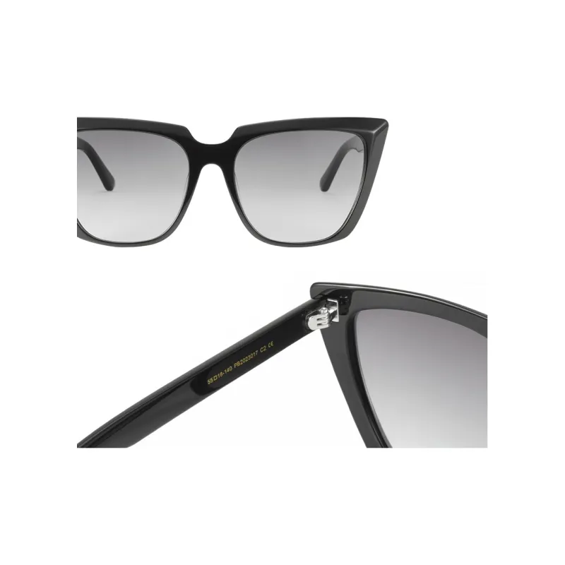 PLASTIC BRAIN Plate Frame Sunglasses Unisex-9