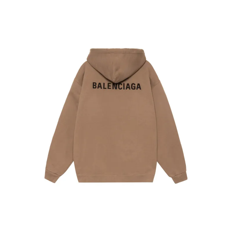 Balenciaga Back Logo Regular Fit Hoodie-1