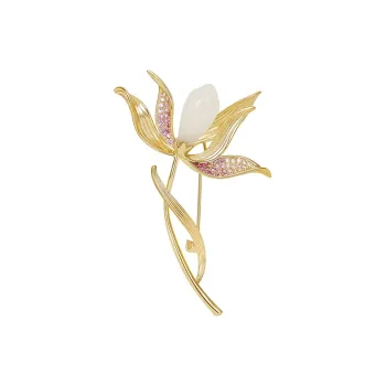JAY Hetian Jade Brooches Women's Jasper