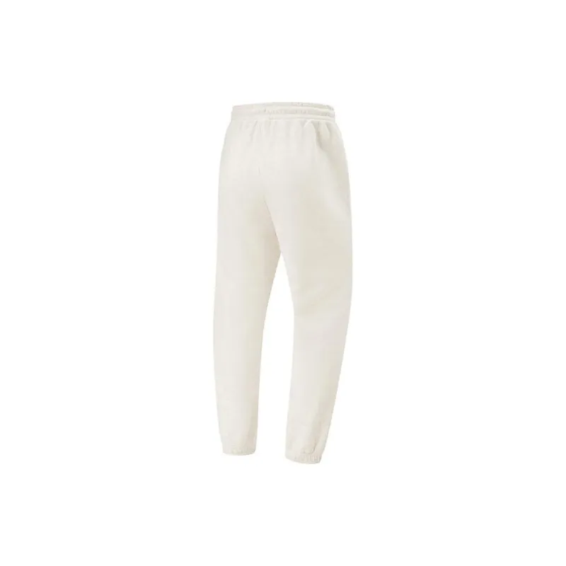 LiNing Badfive Knitted Sports Pants Men's Heather Gray Light Khaki-1