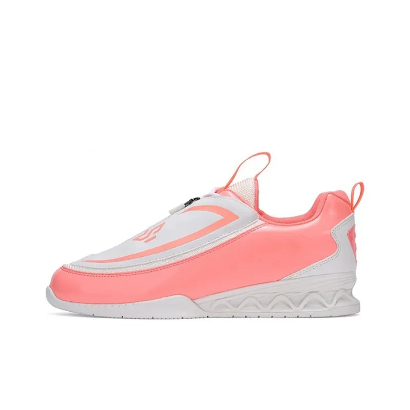 DO WIN Low Top Training Shoes Unisex White Pink-0