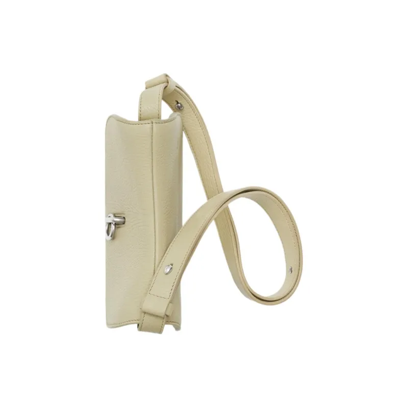 Burberry Calfskin Saddle Bag, Shoulder Bag, Handbag, Shoulder Bag Women's Hunter Beige-3