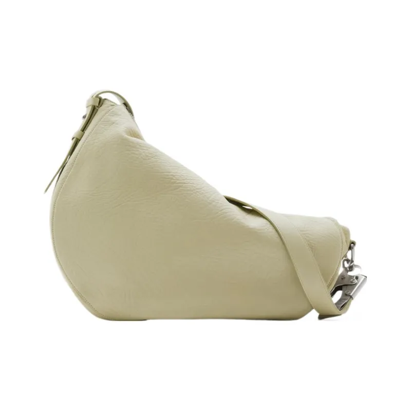 Burberry Grained Calfskin Knight Bag Portable Crossbody Bag Shoulder Bag Women's Hunter Green-2