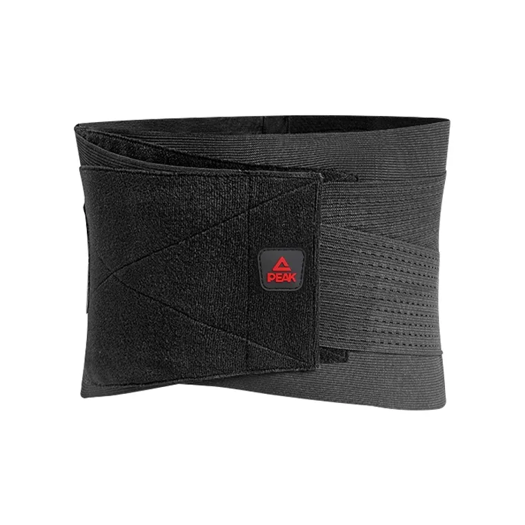 PEAK Back Support Braces Fitness Running Breathable Protective Compression Black Polyester Spandex Nylon Unisex-8