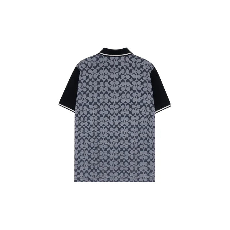 COACH SS23 Polo Shirt Men's Black-1