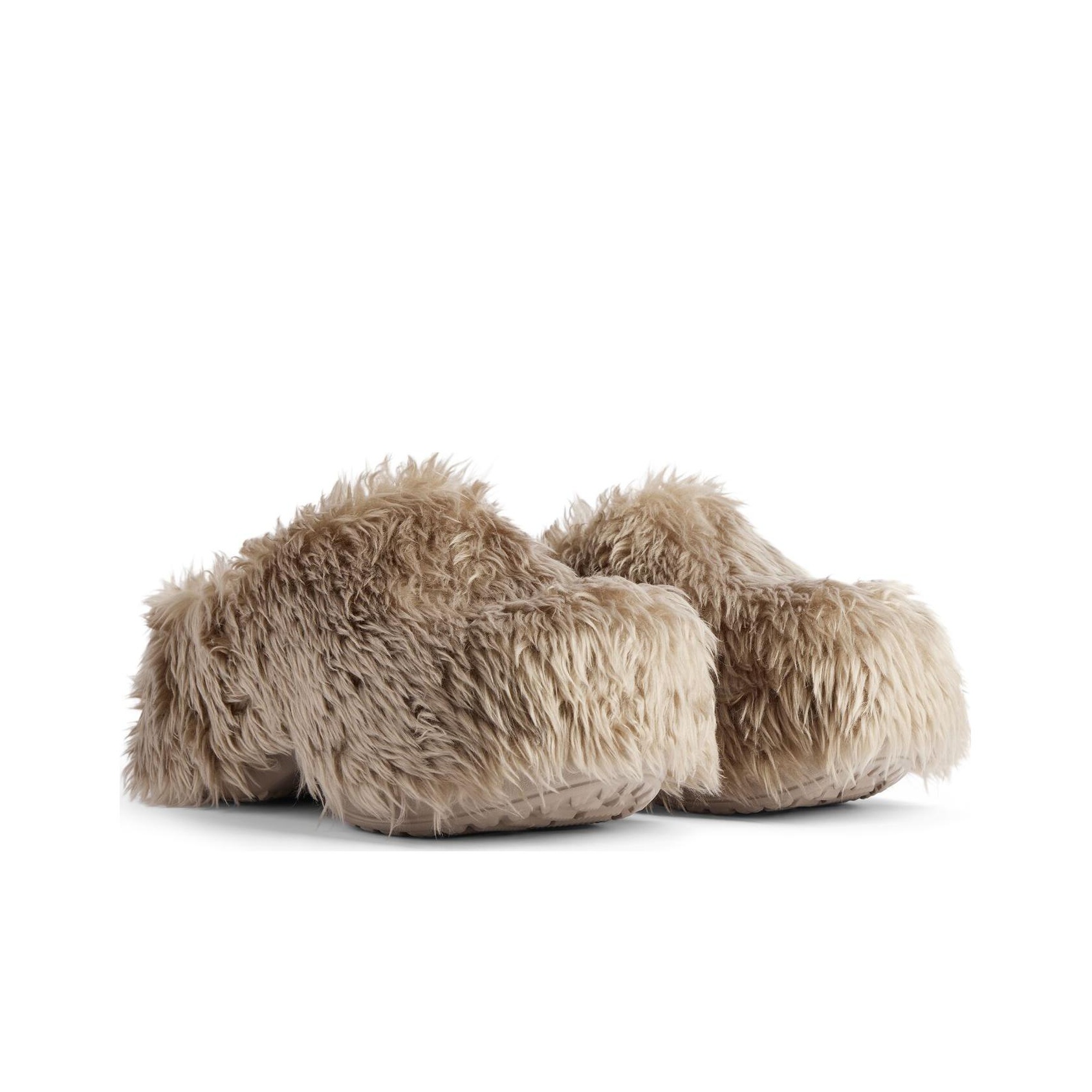 【BALENCIAGA ×CROCS】 MULE FAKE FUR ファーサンダル＊送料込 BALENCIAGA ×CROCS】 MULE FAKE FUR ファーサンダル＊送料込